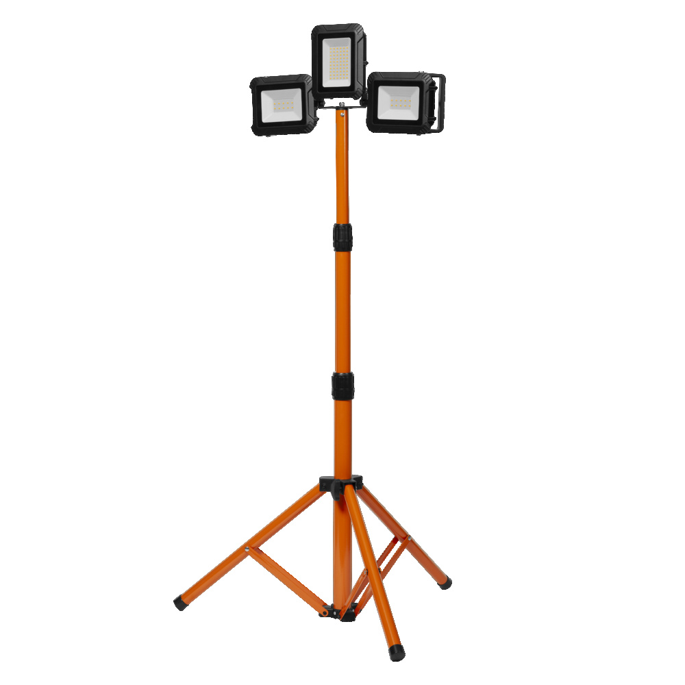 Ledvance LED work light with stand WORKLIGHT BATTERY TRIPOD 3 LIGHT CHARGEABLE – 4058075576575