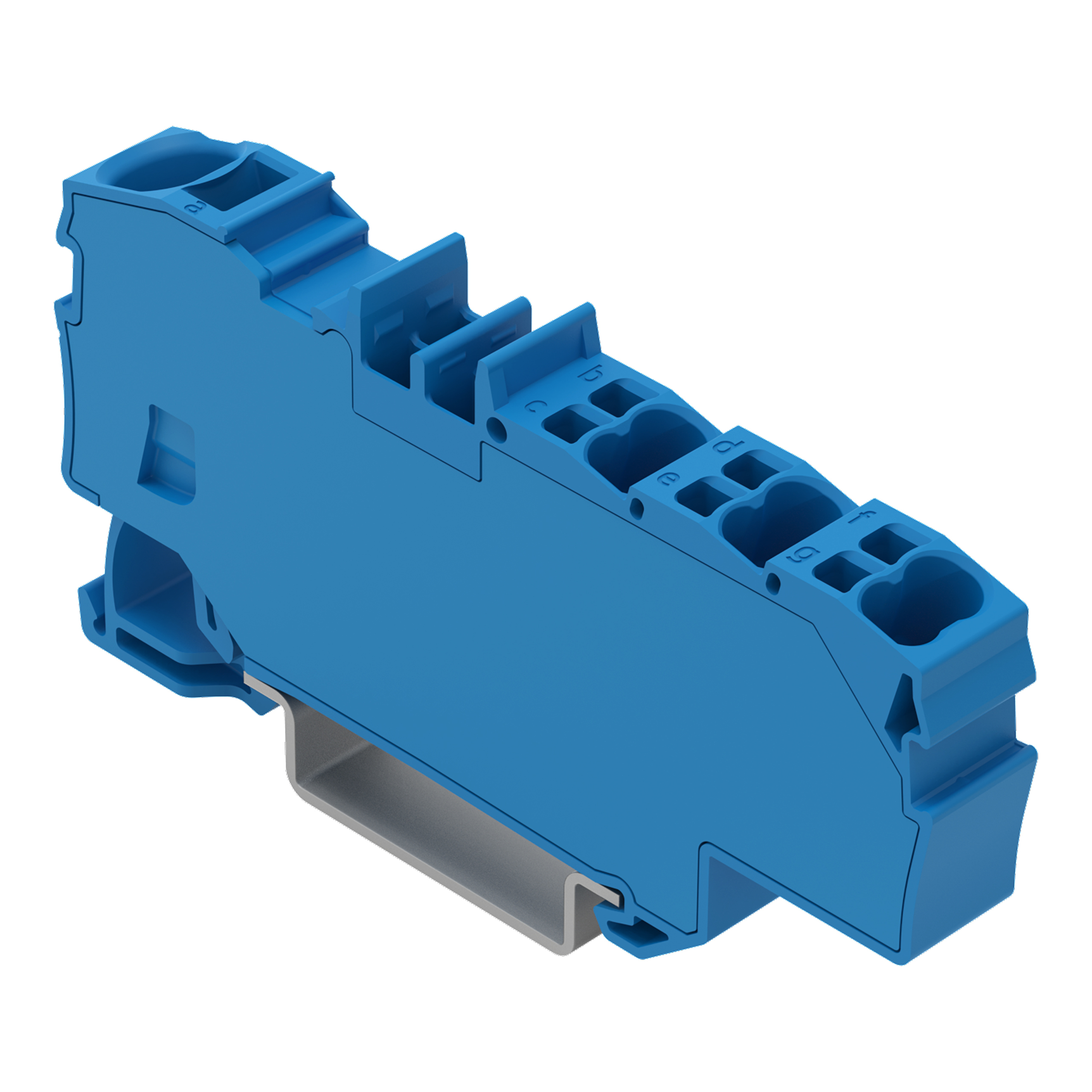 WAGO GmbH & Co. KG Verteilerklemme 1x6qmm/6x1,5qmm, bl 2006-8034