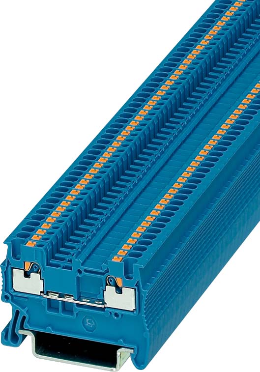 Phoenix Contact Durchgangsreihenklemme AWG26-14,B=3,5mm bl PT 1,5/S BU - 3208126