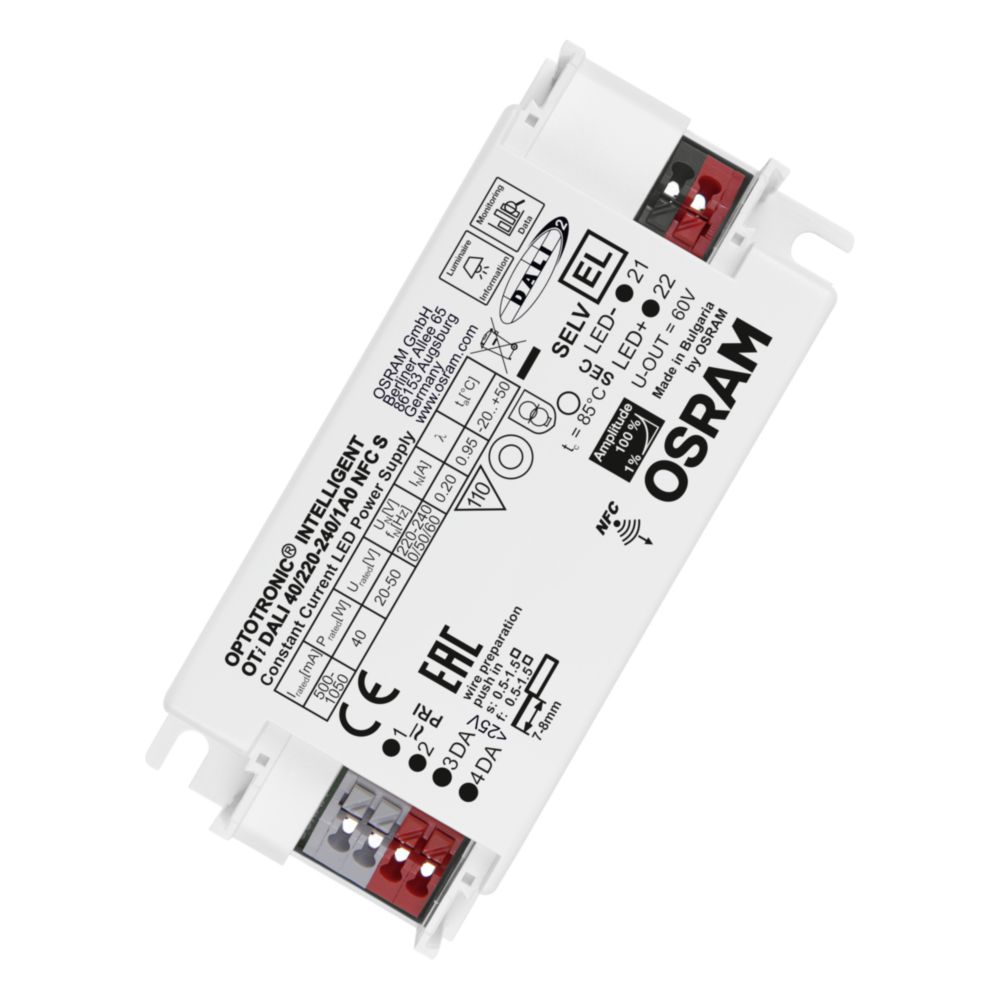 Inventronics LED-Treiber OTi DALI 40/220-240/1A0 NFC S