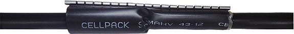 Cellpack Reparaturmanschette SRMAHV43-12 – Schrumpfmanschette 52/12 Mm, Länge 250 Mm, Halogenfrei