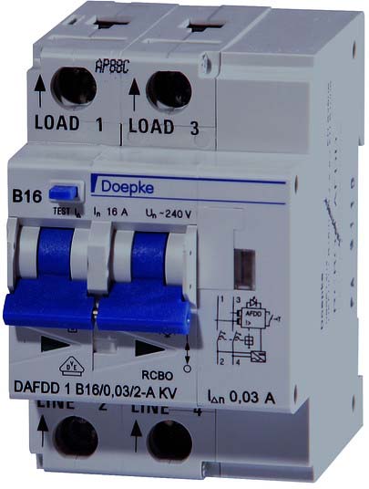 Doepke FI-/LS-Kombination als Brandschutzsch. DAFDD 1 B16/0,03/2-A - 9961302