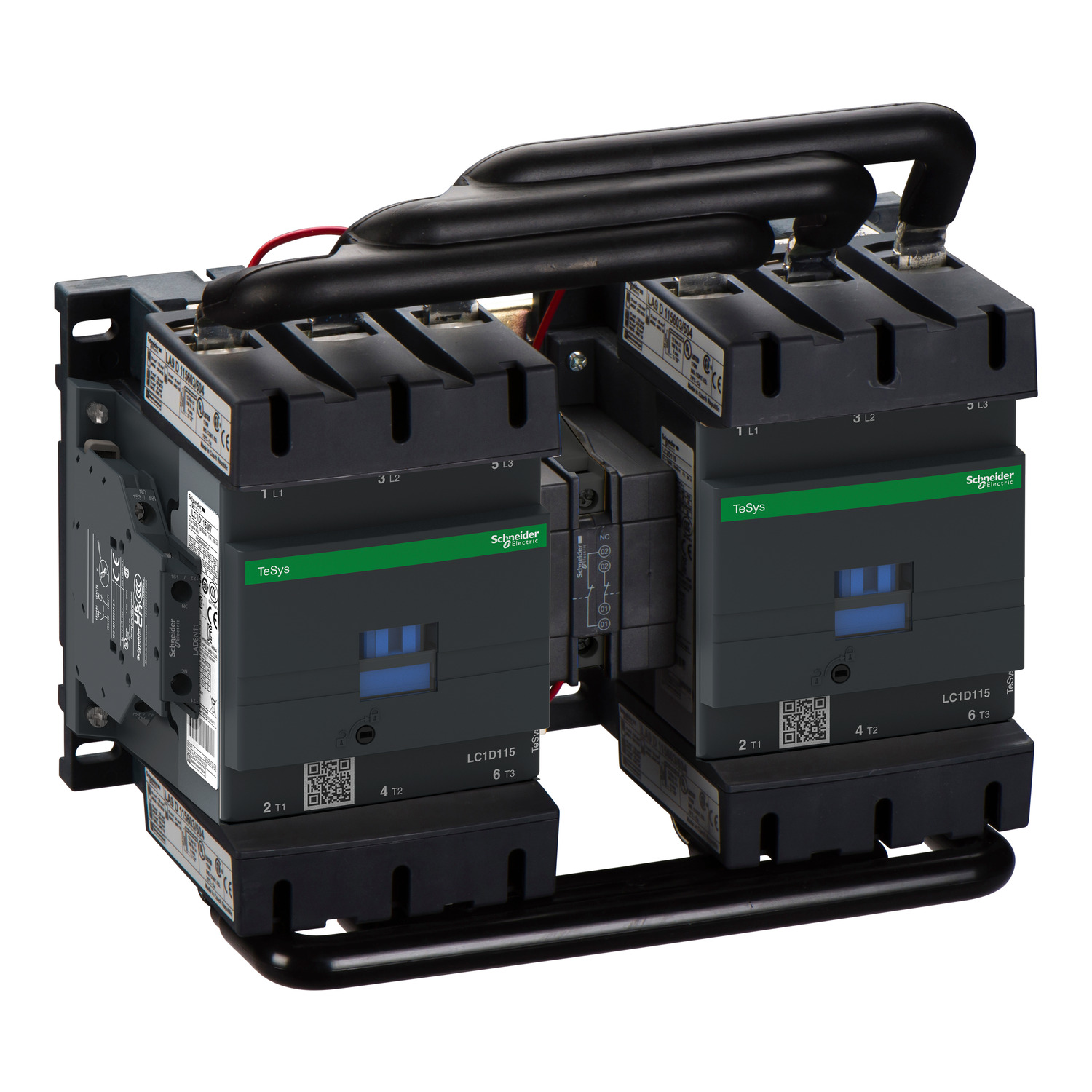 Schneider Electric Wendeschützkombination 55kW/400V/AC3 LC2D115B7