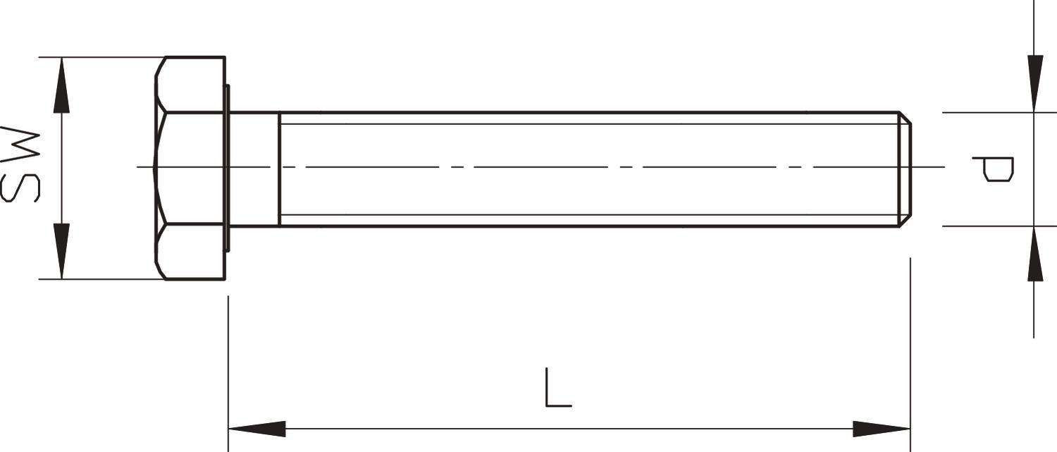 OBO Bettermann Vertr Sechskantschraube feuer.vz SKS 10x90 F - 6418252 OBO Bettermann Vertr Sechskantschraube feuer.vz SKS 10x90 F - 6418252