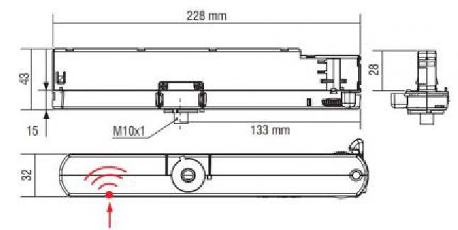 TCI LED driver with busbar adapter GA CASAMBI white