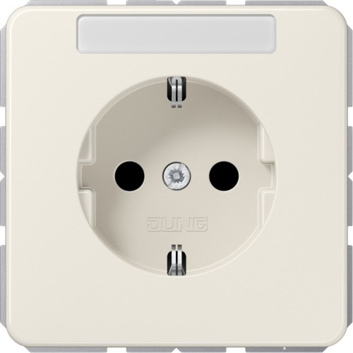 Jung SCHUKO-Steckdose 16A 250V mit Schriftfeld CD 1520 BFNA - CD1520BFNA günstig online kaufen
