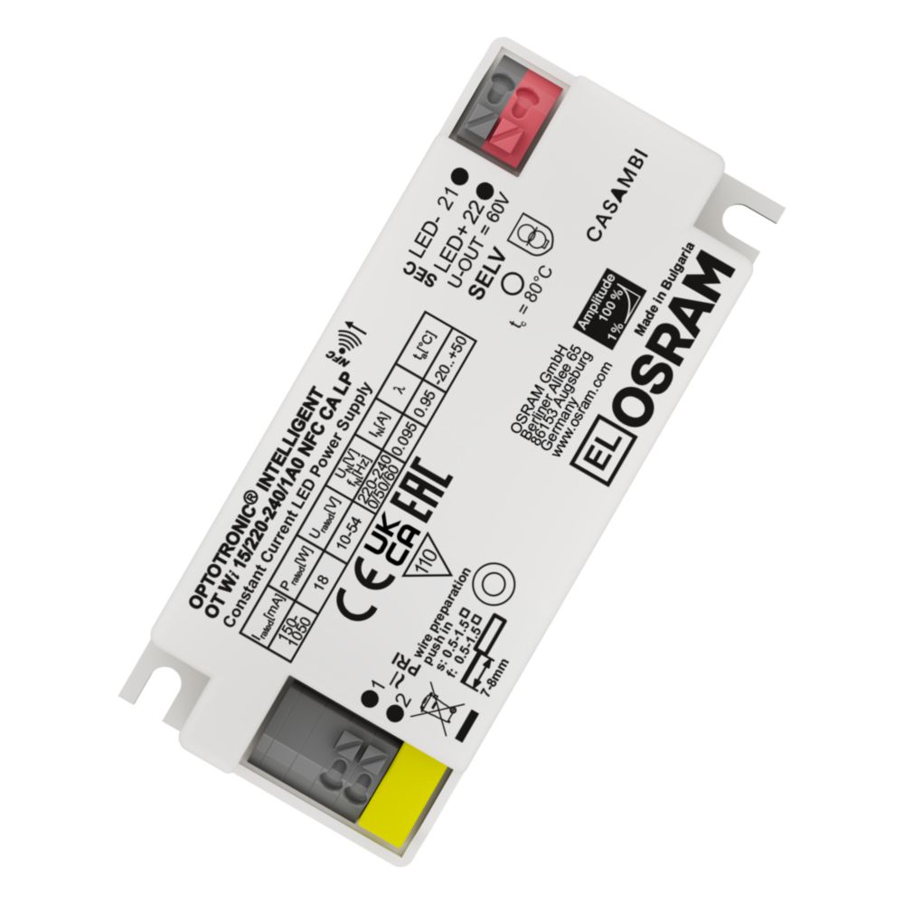 Osram LED-Treiber OT WI 15/220-240/1A0 NFC CA LP - 4062172227971