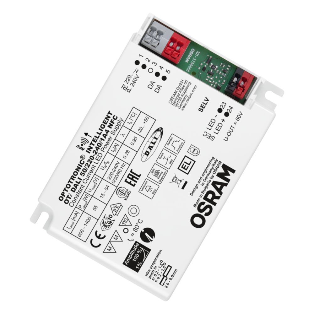 Osram Led Module Inventronics Inventronics LED-Treiber OTi DALI 50/220-240/1A4 NFC