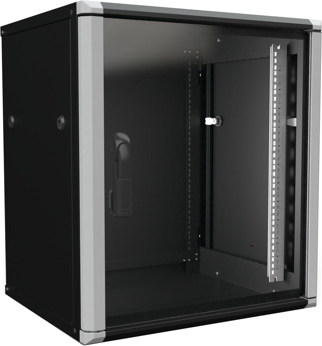 Enoc Wandschrank 12HE 2tlg. sw 19"600x500x668mm W2 12-65-S