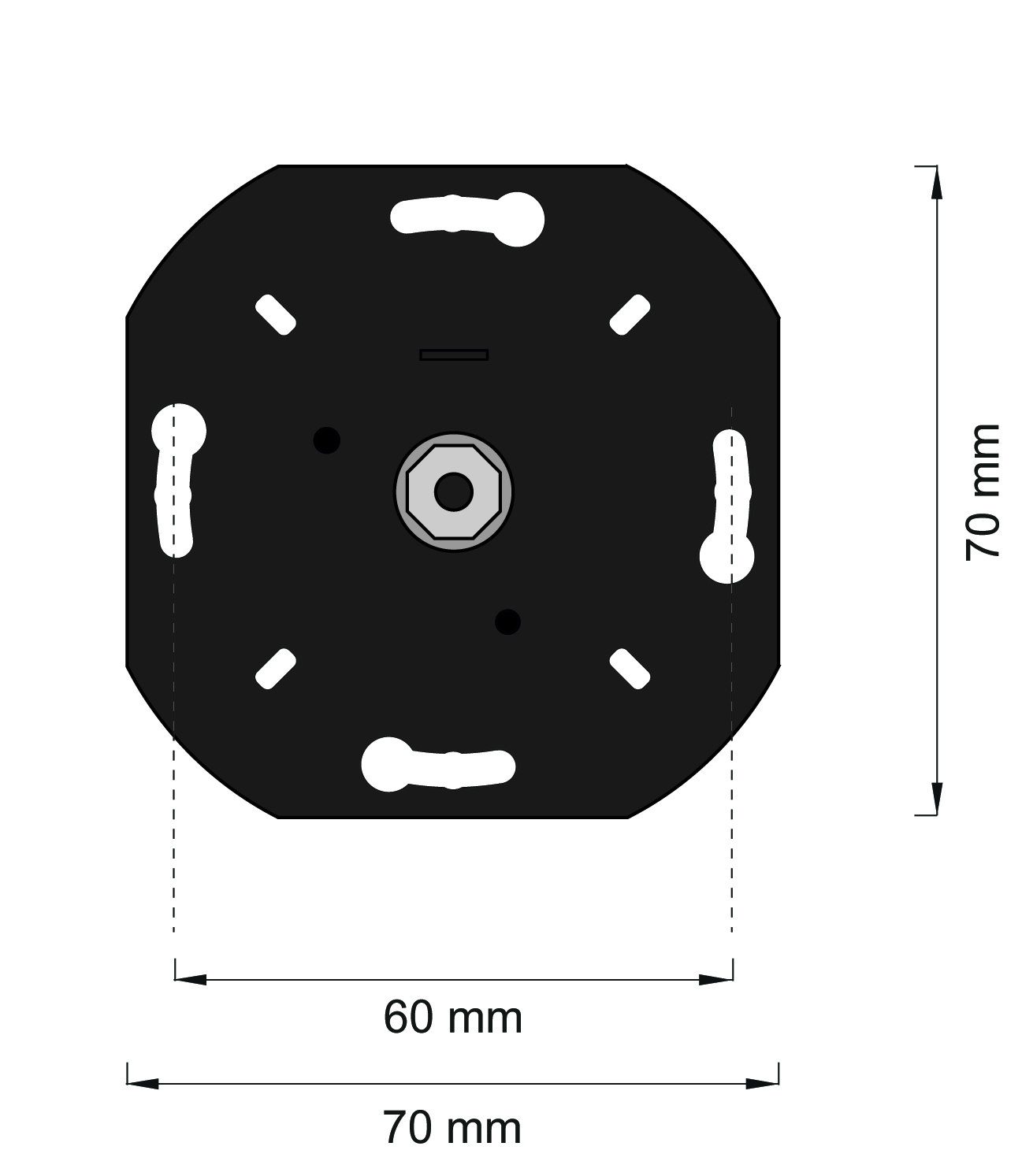 Lunatone Dreh- und Tastenknopf DALI-2 ROT NFC – 86459822-NFC