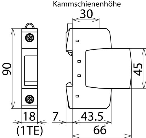 DEHN ÜS-Ableiter N-PE DEHNgap DGP C S - 952030