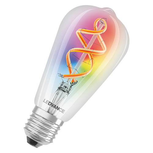 Ledvance LED lamp SMART+ WiFi Filament Edison RGBW 30  4.5 W/2700 K E27  - 4058075609914