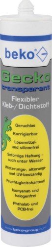 Beko Gecko Kleb-/Dichtstoff 310ml HybridP.transp 2453100 - 2453100