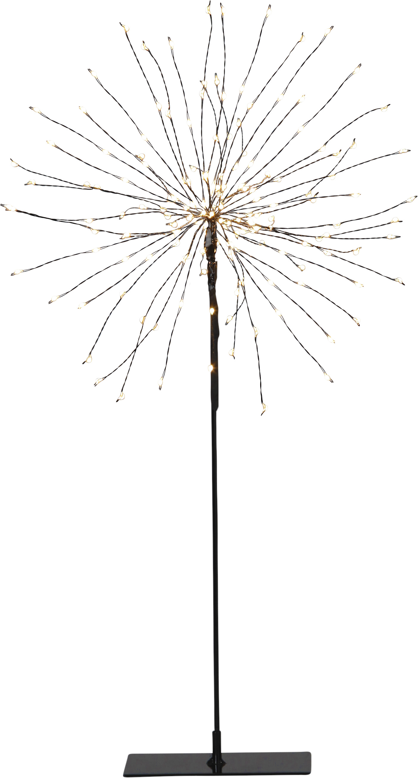 Star Trading 3D-LED-Standstern schwarz 710-02-2