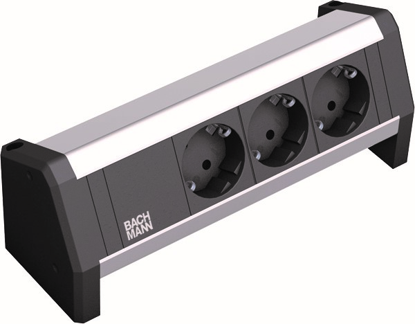 Bachmann Steckdosenleiste 3xSchutzk.oh.Zuleit. 339.1002 günstig online kaufen