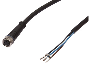 Ipf Electronic Kabeldose,5m,3pol.,M8 gerade,PUR VK500075