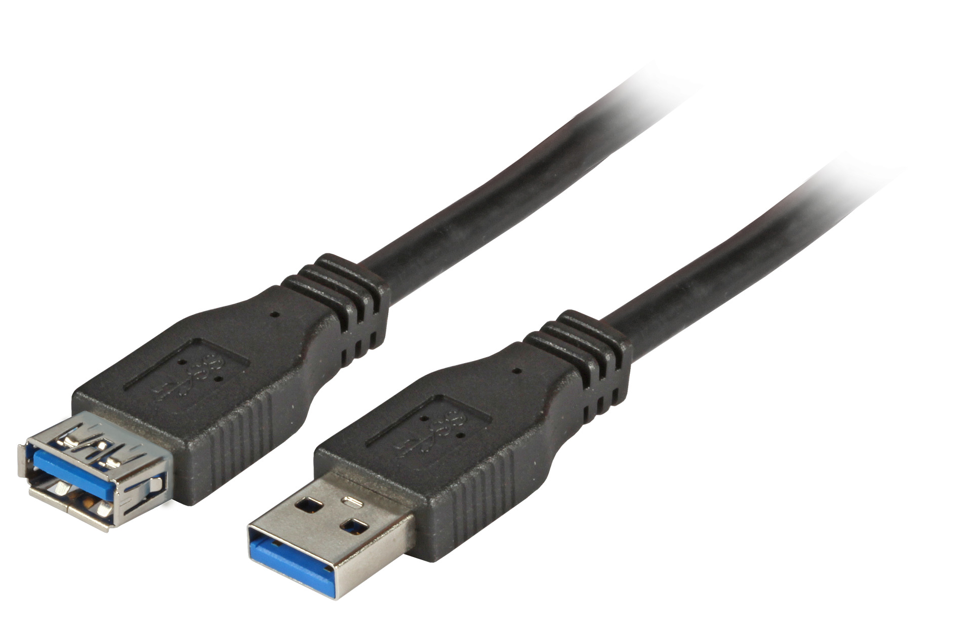 EFB-Elektronik USB-Verlängerung A-A 3,0m USB 3.0 schwarz K5237.3