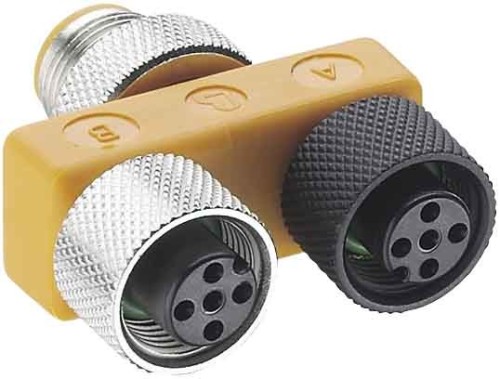 Belden Aktor-Sensor-Zweifachvert. zwei M12-Kupplungen ASBS 2 M12-5
