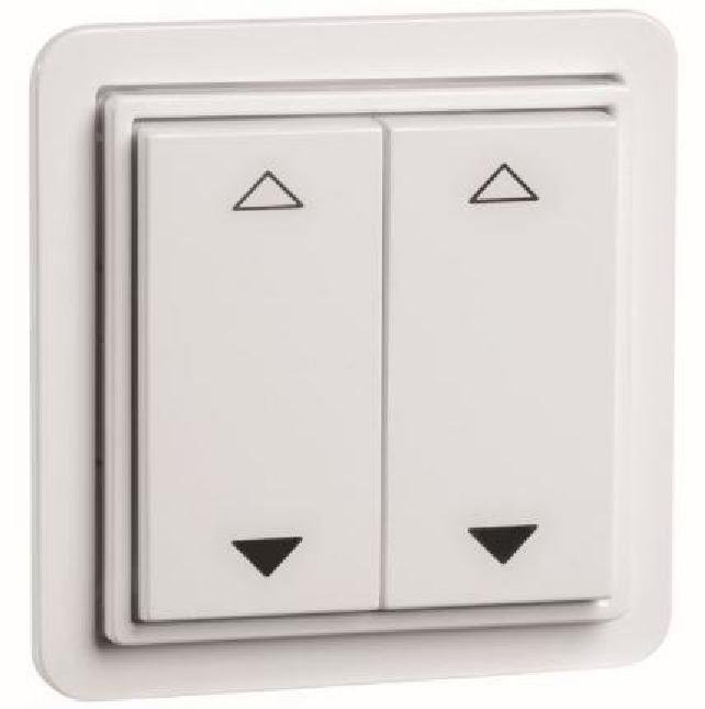 PEHA Light Management Easyclick EnOcean Wall Transmitter STANDARD 4-Channel UP/DOWN White - 200413 PEHA Light Management Easyclick EnOcean Wall Transmitter STANDARD 4-Channel UP/DOWN White - 200413