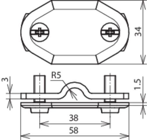 DEHN Nummernschild o. Nummer Al Rd7-10 NS710FL30OZAL - 480003