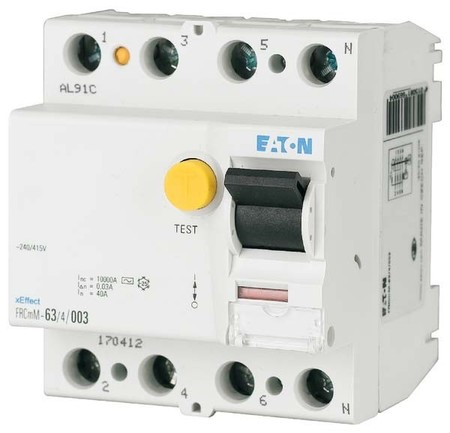 Eaton FI-Schalter 40A 4pol 300mA FRCMM-40/4/03-G/A-NA - 167111
