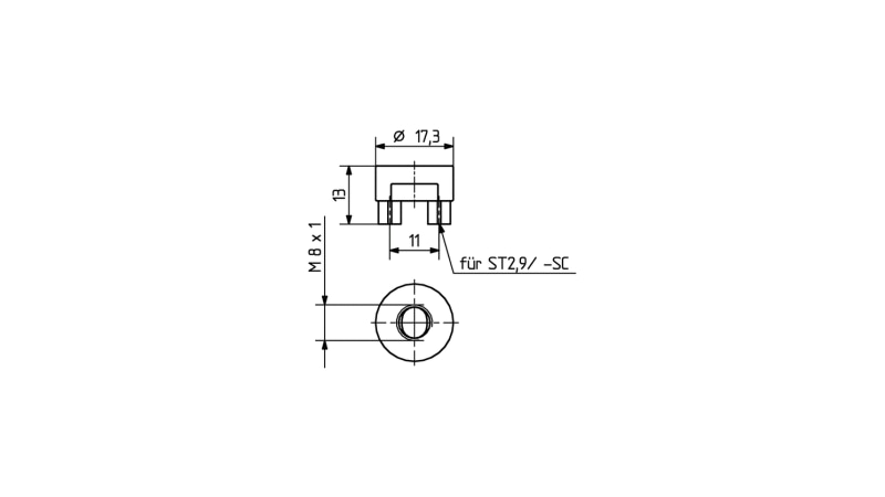 BJB Flange for screw fastening for low voltage halogen lamps 25.906.-302.86