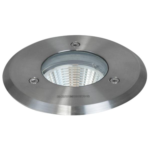 Brumberg LED in-ground luminaire, IP65, stainless steel, round - 14125223