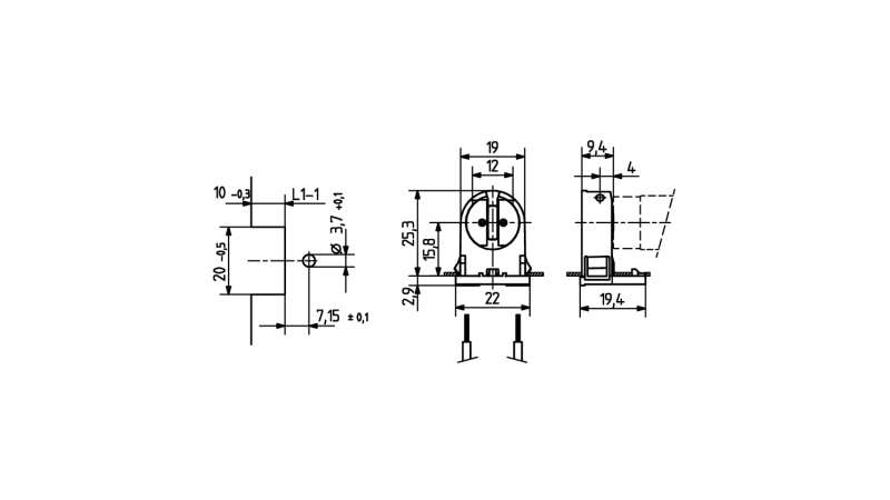 BJB Durchsteckfassung G5 26.620.2003.50