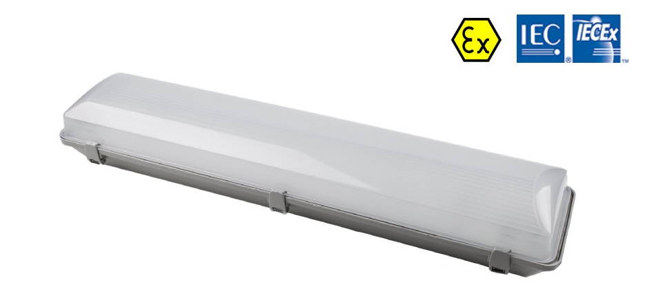 Airfal EX-LED-Leuchte WATEX ECO IP66  1500 MM. 40 W. 6310 LM. 3000K ec – EW323C