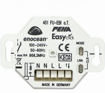 PEHA Lichtmanagement EnOcean Easyclickpro Empfänger 1-Kanal