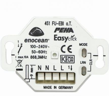 PEHA Lichtmanagement EnOcean Easyclickpro Empfänger 1-Kanal - 364316