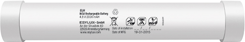 ESYLUX Ersatzakku 2000mA ELH SM #EN00007378
