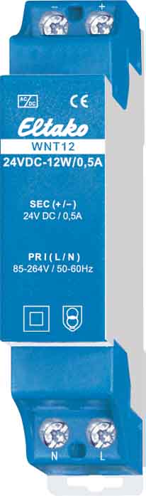 Eltako Weitbereichs-Schaltnetzt. WNT12-24VDC-12W/0,5A - 20000061