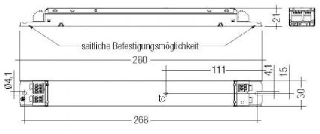 Tridonic LED EVG Tridonic LC 57W 800-1050mA flexC lp ADV