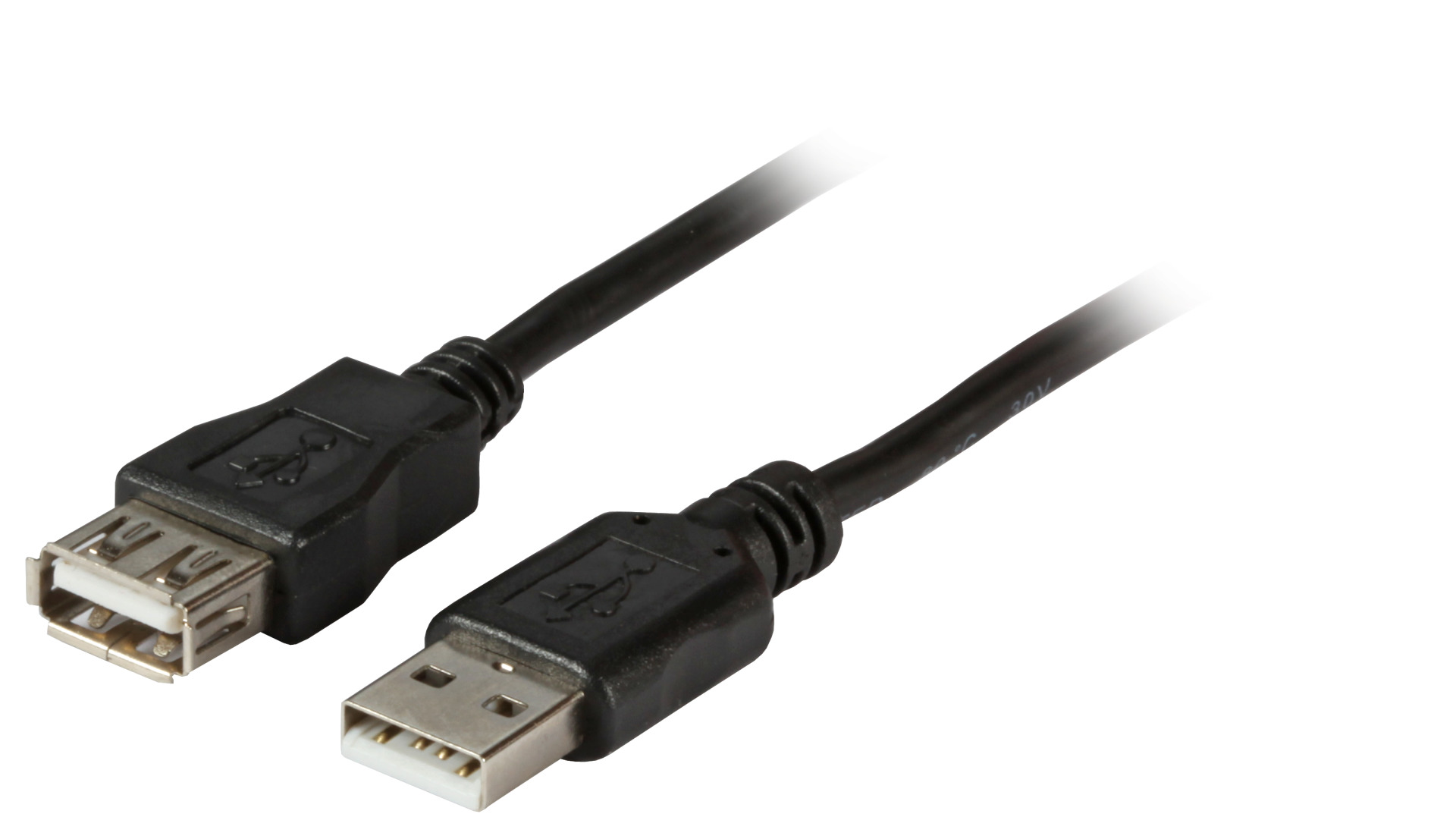 EFB-Elektronik USB2.0 Verlängerung 1,0m sw A-A St/Bu K5248SW.1V2