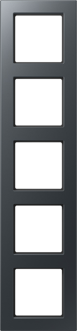 Jung Rahmen 5-fach waage/senkrecht A 5585 BF ANM günstig online kaufen