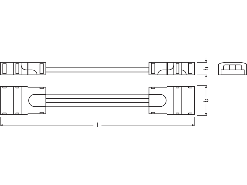 Ledvance Verbinder für TW LED-Strips -CSW/P3/50