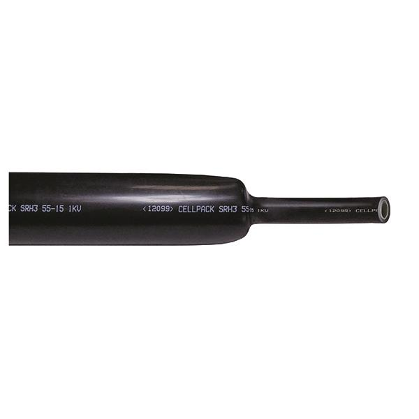 Cellpack Schrumpfschlauch m.Kleber,in 1m Absch SRH3 92-25/1000 sw