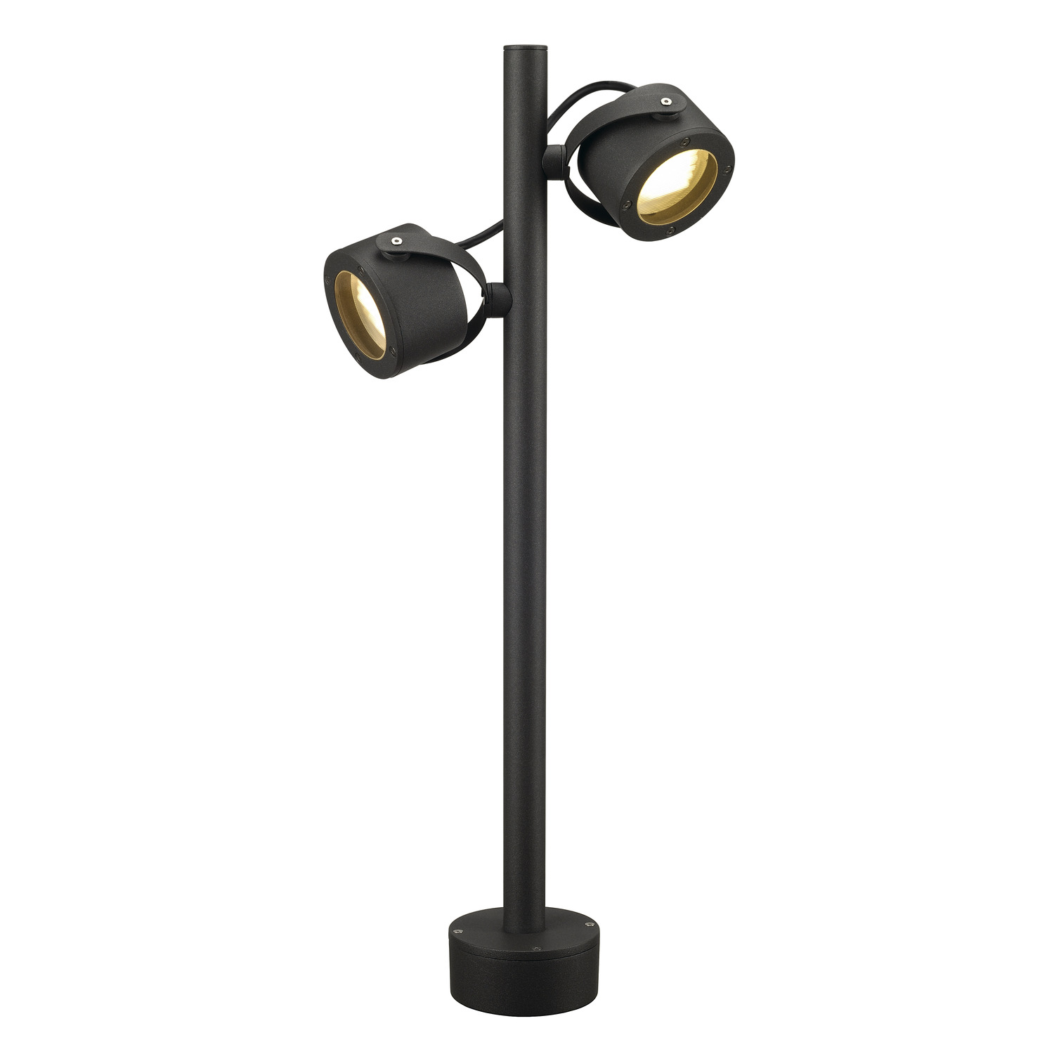 SLV SITRA 360, Outdoor Standleuchte, zweiflammig, TCR-TSE, IP44, anthrazit, max. 18W - 231505