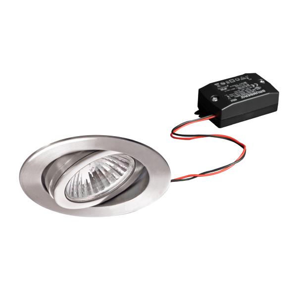 Brumberg recessed LED spotlightset, V4A, switchable, stainless steel - 38147223
