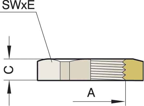 Pflitsch Gegenmutter Kunststoff PA 1420/220 M20 - 1420/220