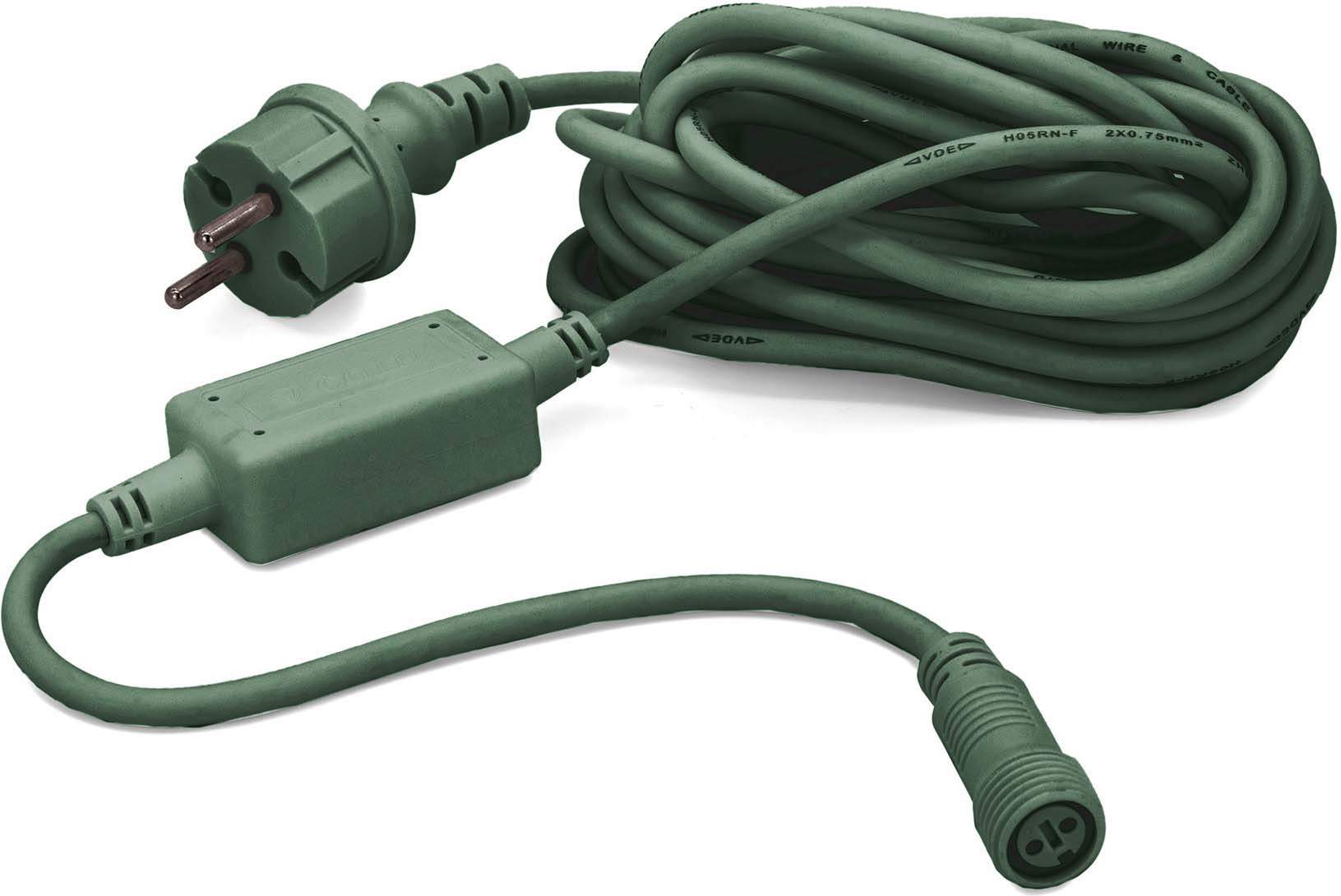 Hellum Zuleitung f. Lichterketten 5m grün 555127 Hellum Zuleitung f. Lichterketten 5m grün 555127