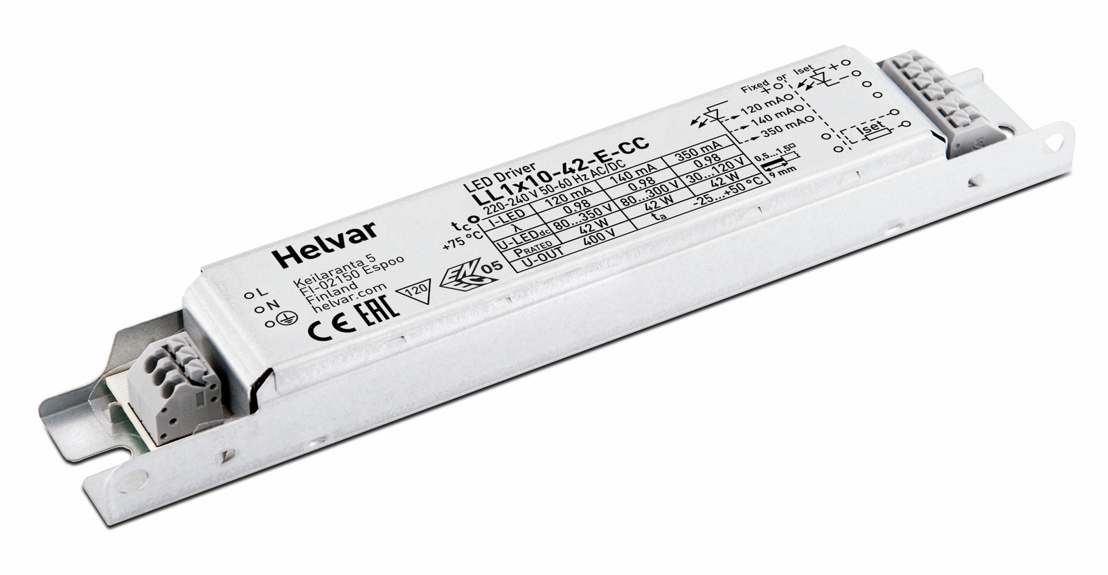 Helvar LED-Treiber LL1X10-42-E-CC - 5527006