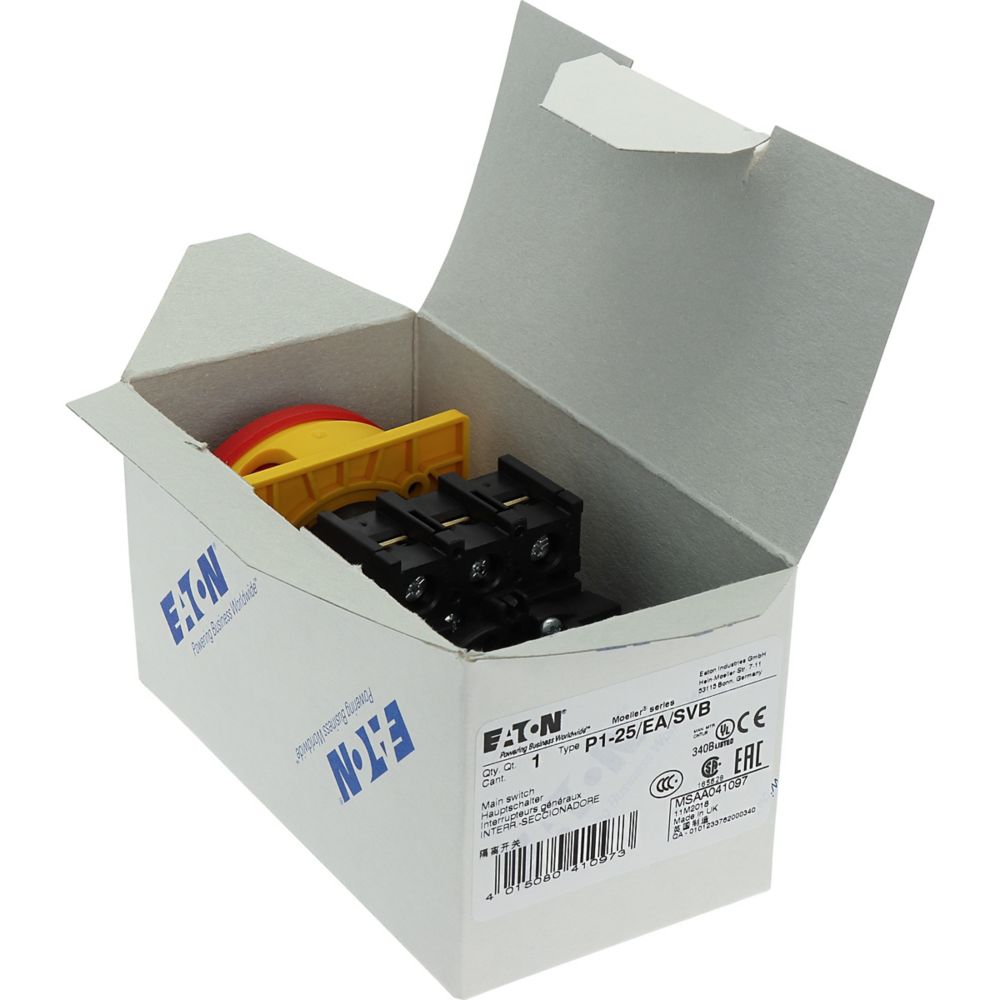 Eaton Hauptschalter Einbau/rot P1-25/EA/SVB - 41097