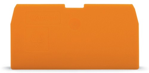WAGO GmbH & Co. KG Abschlußplatte 1mm, grau 870-943 - 870-943