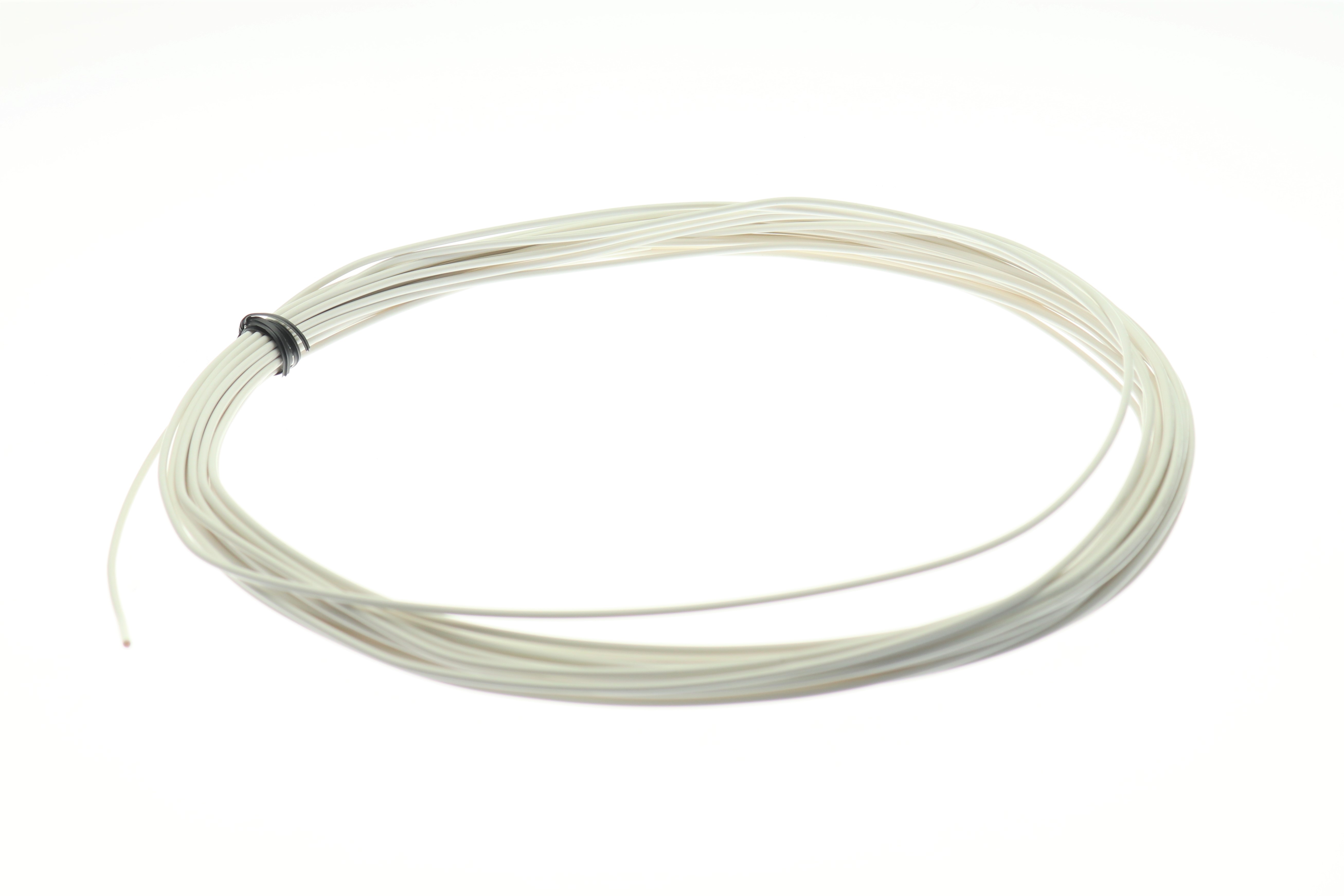 watt24 Litze H05V2-U 1x0,75mm² starr white 15m Ring - 3439082