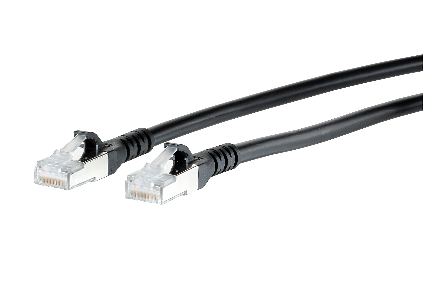 Metz Connect Patchkabel S/FTP sw 5,0m Cat.6A 1308455000-E