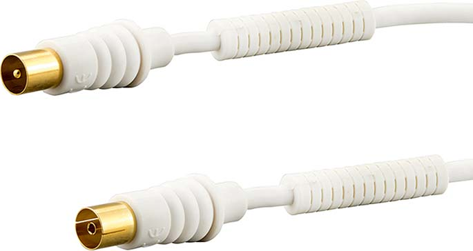 E+P Elektrik Antennenkabel 3,5m ws Gold AB 203 G LOSE