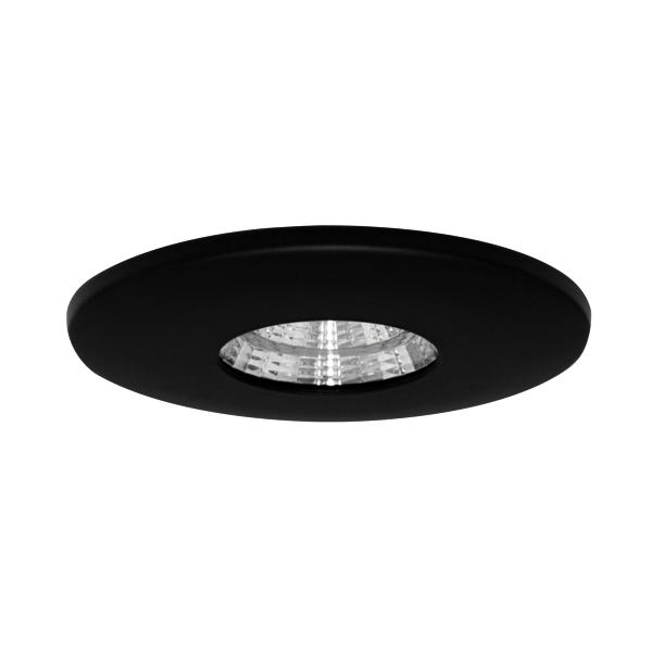 Brumberg recessed LED downlight, switchable, black, round - 38371083