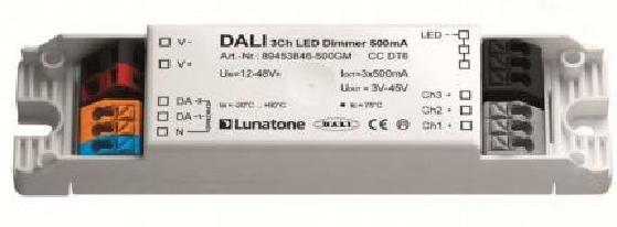 Lunatone LED-Dimmer DALI 3Ch CC 700mA GM